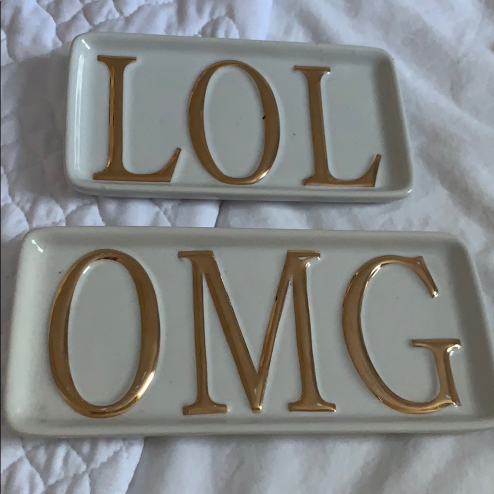 Pottery Barn LOL and OMG Decor